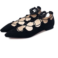 New Spring and Summer Fashion Personality Pointed Low Straps Crocs Shoes - Thumbnail 4