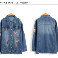 Oversized Denim Jacket - Thumbnail 2