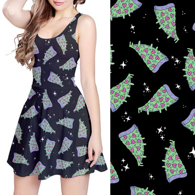 Galactic Pizza Slut Skater Dress
