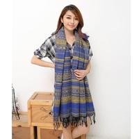  New Style Scarf National Style Large Jacquard Scarf Shawl - Thumbnail 1