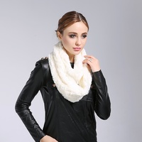 Lady's Scarf Dual-purpose Super Soft Velvet Collar - Thumbnail 3