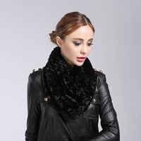 Lady's Scarf Dual-purpose Super Soft Velvet Collar - Thumbnail 4