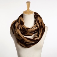 Lether and Fur Scarf Collar - Thumbnail 3