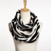 Lether and Fur Scarf Collar - Thumbnail 2