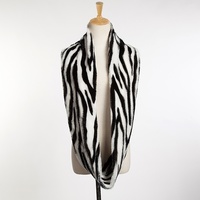 Lether and Fur Scarf Collar - Thumbnail 1
