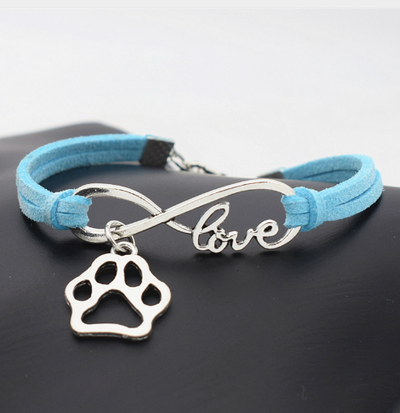 Infinity Bracelet - Light Blue