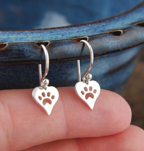 Paw Print earrings