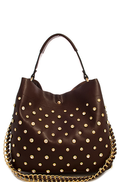 Cute 2 in 1 Princess Rhinestone Tote Bag