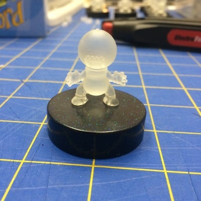 Light bulb keshi - lighted