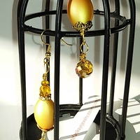 yellow earrings - Thumbnail 3