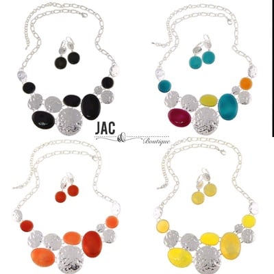 Fashionable necklace and earring jewelry sets - Thumbnail 2