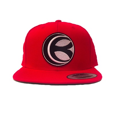 "cb" patch hat-red