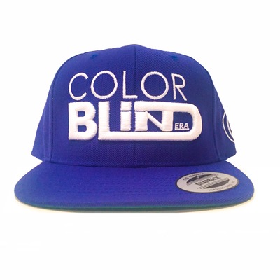 Original color blind era snap back-blue