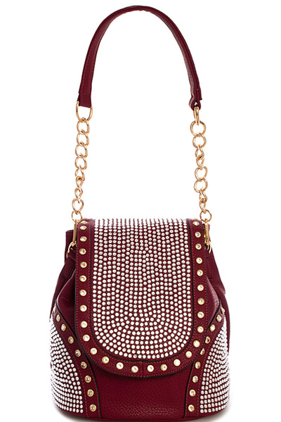 Cute Princess Zirconia Rhinestone Backpack W/ Straps