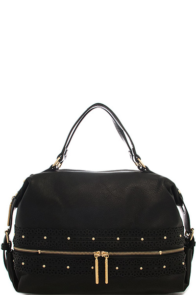  Designer Luxury Fashion Boston Bag W/Strap