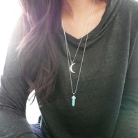 [SALE] Pointed Crystal Necklace - Thumbnail 4