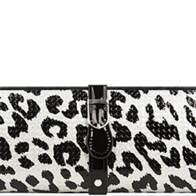  fashion multi color hard shell clutch w/ chain