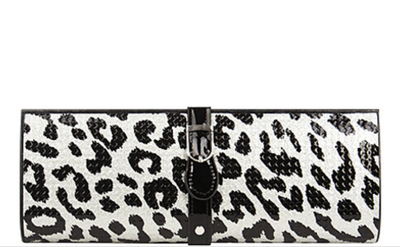  Fashion Multi Color Hard Shell Clutch W/ Chain