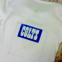 Girls Indianapolis Colts Game Day Football Outfit, Colts Baby Outfit Girl, Coming Home Outfit - Thumbnail 1