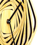 Whirl - contemporary rectangular wall clock made of wood, wooden clock, wood wall art-1