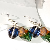 ombre double earrings - Thumbnail 2