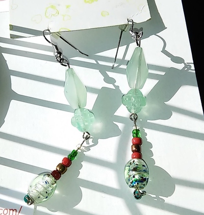 [one left!] earthy vibe long hippie dangles