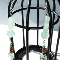 [one left!] earthy vibe long hippie dangles - Thumbnail 2