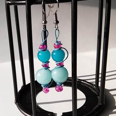 The unofficial "mystery skulls" 'ghost' theme earrings
