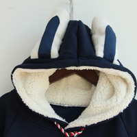Japanese ears bunny hooded cloak coat - Thumbnail 4