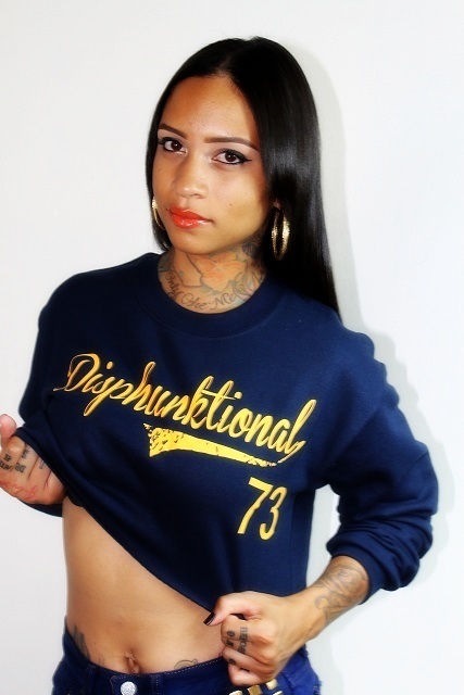 Team Disphunktional Crop Top CrewNeck