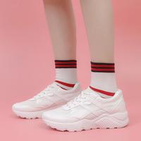 Classic White Running Shoes Sneakers - Thumbnail 1