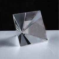 6CM K9 AAA Quartz Crystal Glass Pyramid Fengshui Metaphysical Paperweight - Thumbnail 2