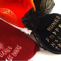 2016 NEW ARRIVAL! Natural Amethyst Engraved Gold Rune 25pcs set high quality Runes Stone Divination - Thumbnail 2