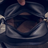 Bear's Paw PU Shoulder Bag - Thumbnail 2