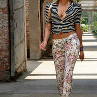 Floral See through Leggings - Thumbnail 2