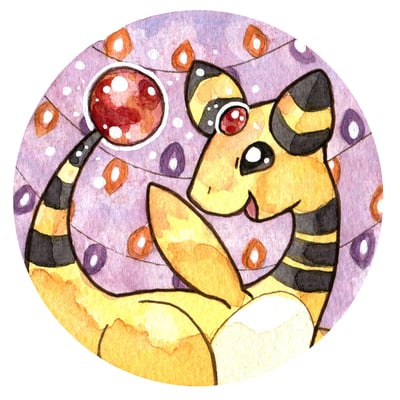 Ampharos button - Thumbnail 3