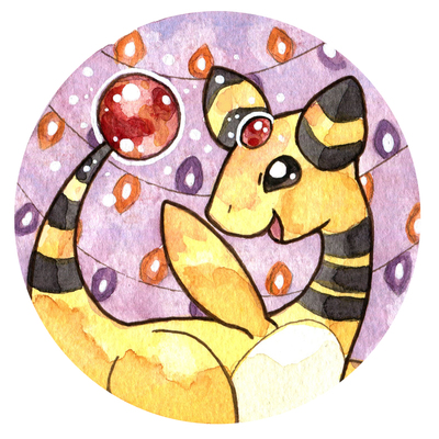 Ampharos Button