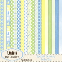 Special Delivery Baby Boy (Digi Scrap Kit) - Thumbnail 1