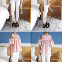 Cold Shoulder Blouse - Thumbnail 2