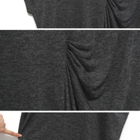 Simple Unbalance Dress - Thumbnail 4