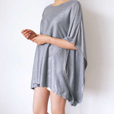 Drapey deep side cut top