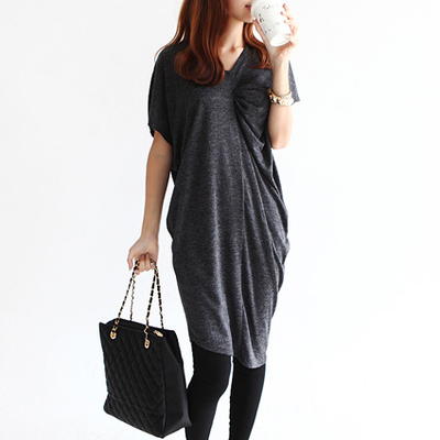 Simple unbalance dress