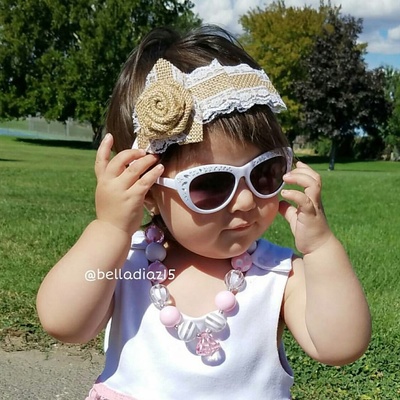 Country rose headband 