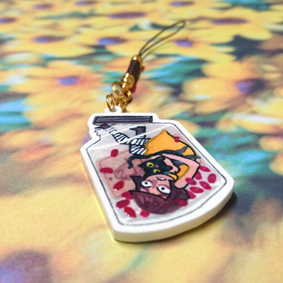 Fran bow acrylic charm