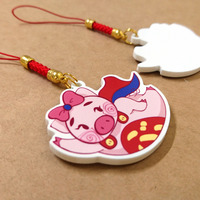 Super Pig Acrylic Charm - Thumbnail 3