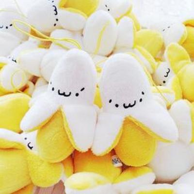 Kawaii mini banana plush  - Thumbnail 1