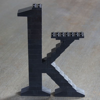 LEGO Lowercase K (Times) - Thumbnail 4