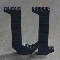 LEGO Lowercase U (Times) - Thumbnail 4