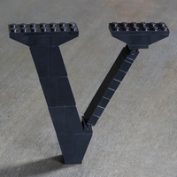 LEGO Lowercase V (Times) - Thumbnail 4