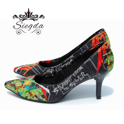 Straight out of the sewers pointed toe heels 3 inch